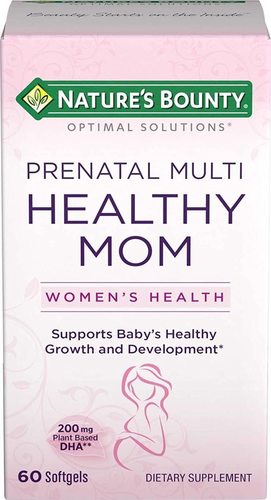 Natures Bounty, Optimal Solutions, Healthy Mom Prenatal Multi, 60 Softgels