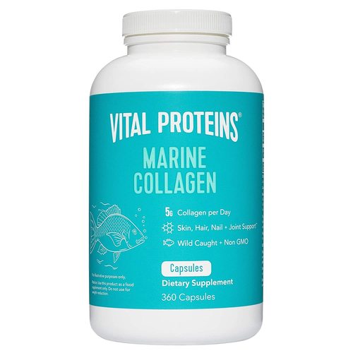 Vital Proteins, Marine Collagen, Wild Caught, 450 Mg, 360 Capsules Efficacy: Promote Healthy & Growth