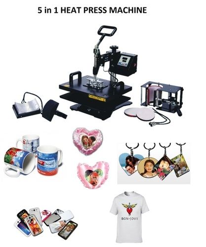 5 In 1 Combo Heat Press Machine