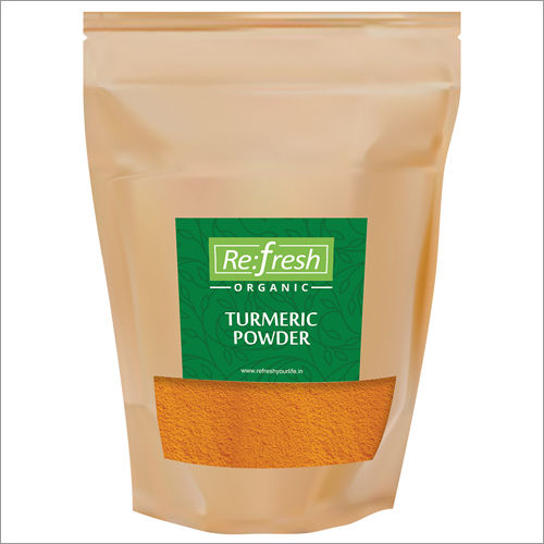 Organic Turmeric Powder - 100g Stand-up Pouch | Vibrant Yellow Color