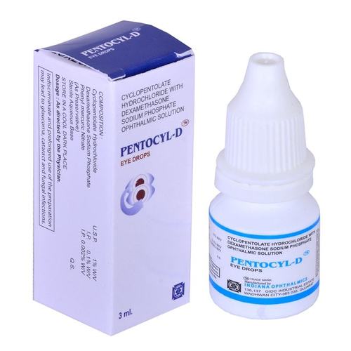 Cyclopentolate & Dexamethasone Eye Drop. Age Group: Suitable For All Ages