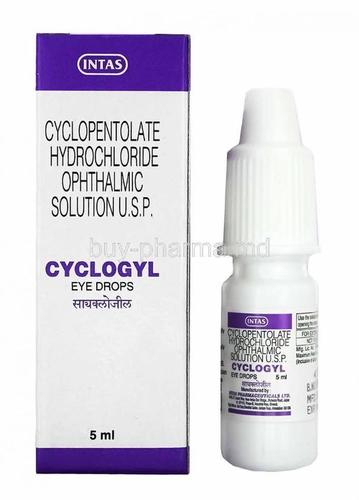 Cyclopentolate 1% Eye Drop. Age Group: Suitable For All Ages