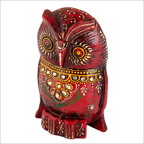 Multicolor Wooden Owl