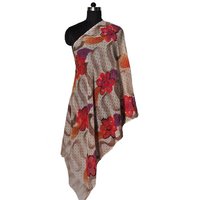 Wool Hand Paint Embroidery Stole