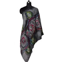 Wool Hand Paint Embroidery Stole