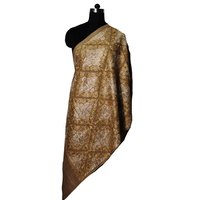 Wool Silk Jaal Embroidery Stoles
