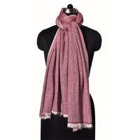 Wool Nylon Two Ply Checks Stole