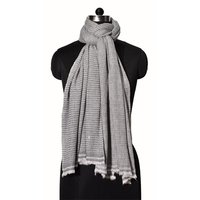 Wool Nylon Two Ply Checks Stole