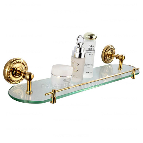 Brass Glass Corner