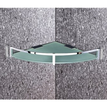 Brass Glass Shelf And Corner