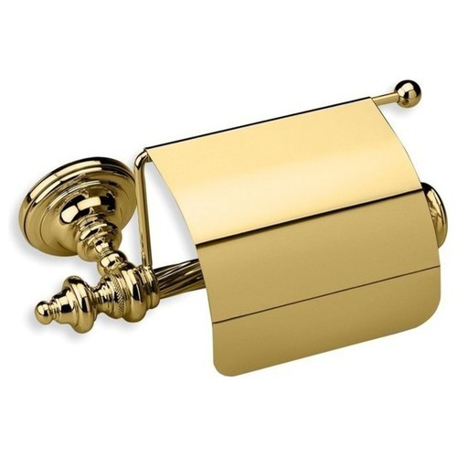 Brass Toilet Paper Holder With Lid