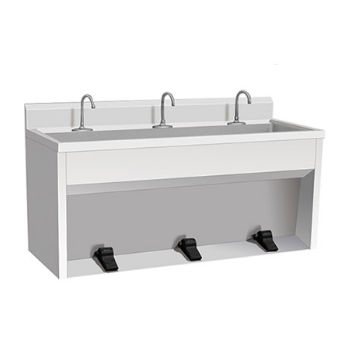 Hotel Stainless Steel Foot Operated Hand Wash Sink with Pedal