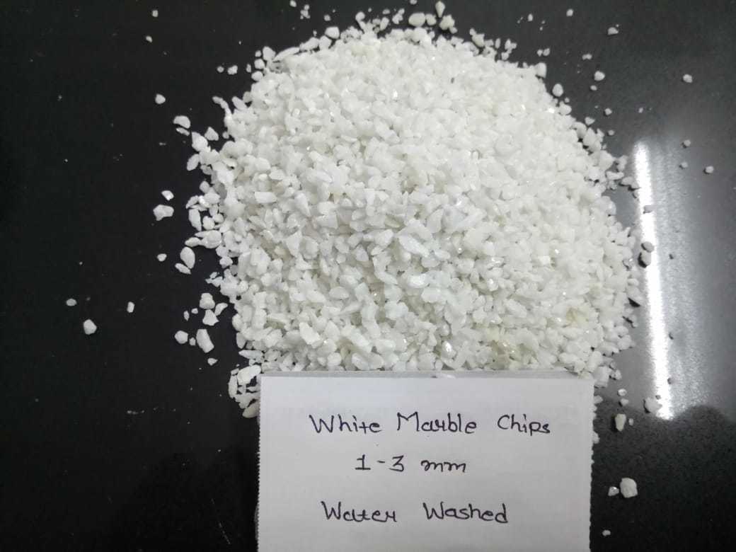 Panther White Crushed Stone CALCIUM CARBONATE Terrazzo floor Chips & Aggregate