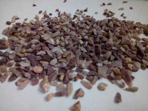 Mocha brown color crushed stone aggregate dolomite marble chips