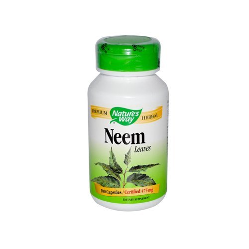 Natures Way, Neem, Leaves, 100 Capsules Efficacy: Promote Healthy & Growth