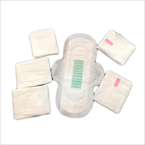 Anion Sanitary Napkins - Cotton Material, White Color | High Absorption, Disposable for Adults