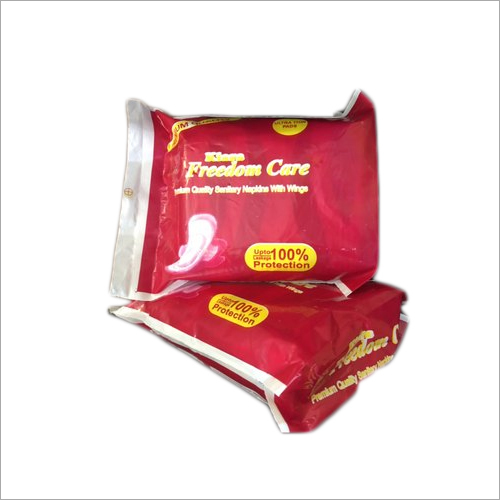 240 MM Freedom Care Sanitary Napkins - Cotton Material, 240 MM Size, White Color | High Absorption, Disposable for Adult Use