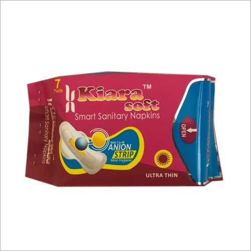 Kiara Soft Anion Sanitary Napkins - Cotton, Large Size, White Color | High Absorption for Adult Comfort