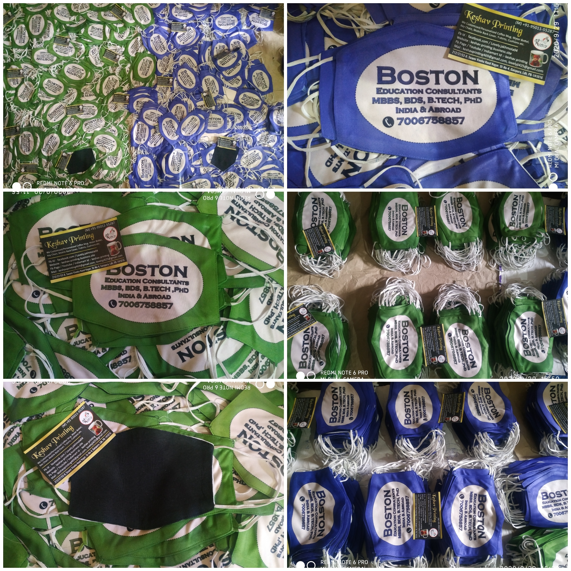 Customized Company Printed Mask