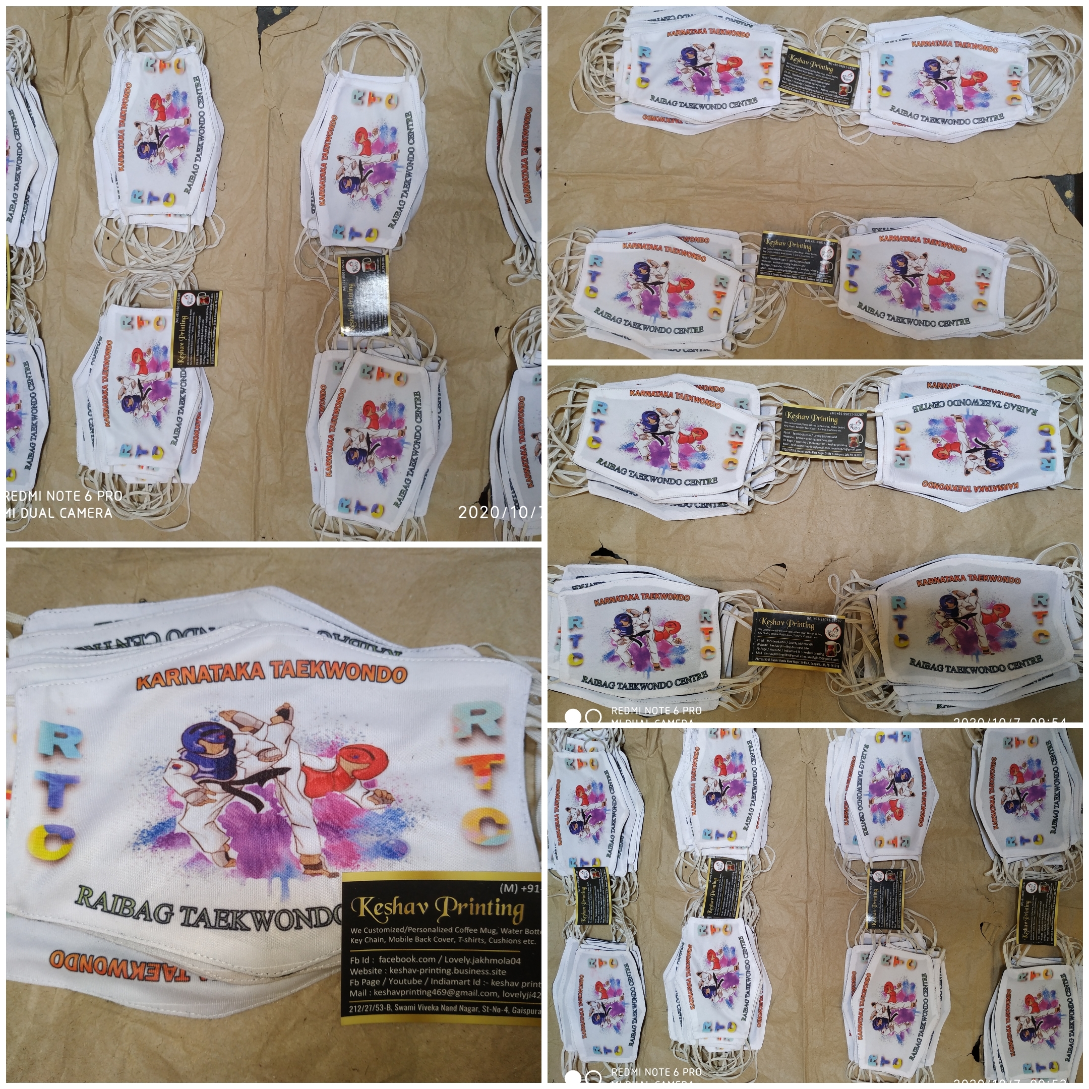 Customized Company Printed Mask