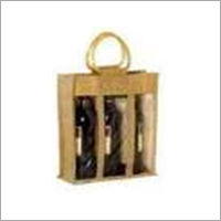 Jute Wine Bag