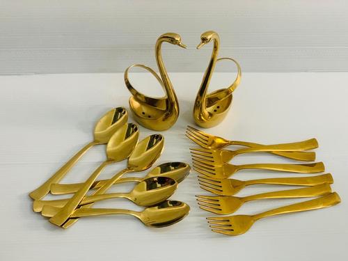 Gold Plated Spoon By MORE & MORE