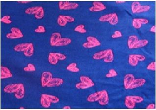 Rayon Printed fabrics Blue