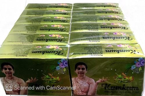 Green Herbal Kumkum Soap