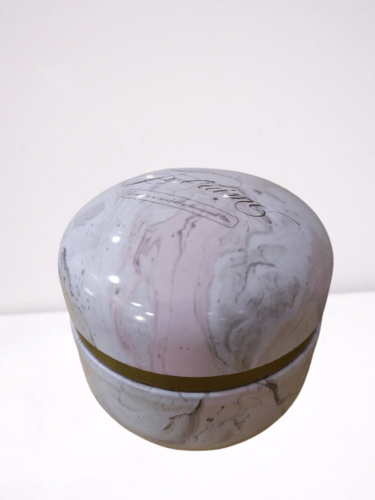 Round Printed Utility Tin - Metal 6.5 x 7.5 cm (Diameter x H) | Shade: Random Lightweight at 100 gms Perfect for Storage and Organisation