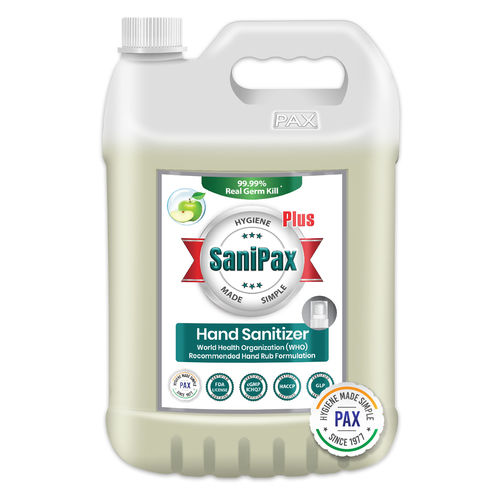 SaniPax Plus Hand Sanitizer WHO Recommended Hand Rub Formulation