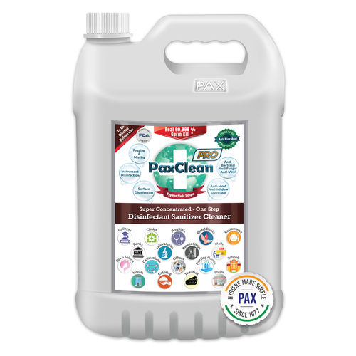 Paxclean Pro Super Concentrated One Step Disinfectant Sanitizer Cleaner Application: Household