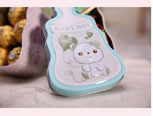 Milk Bottle Shape Utility Tin - Metal, 15 x 10.5 x 5 Cm | Random Shade, Lightweight 150 gms, Ideal for Storage and Organization