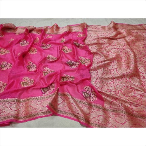 Handloom Crepe Georgette Saree