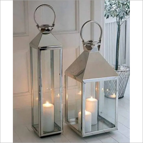 Silver Decorative Steel Lanterns