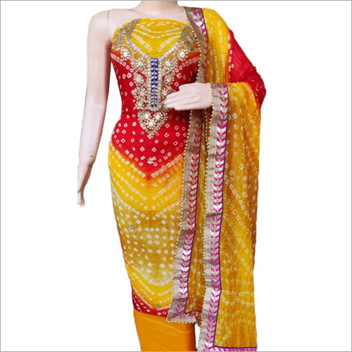 Ladies Bandhej Suit