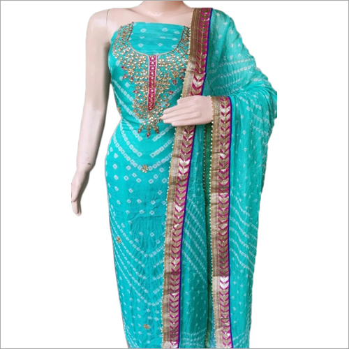 Ladies Designer Bandhej Suit