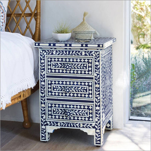 Bone Inlay Nightstand