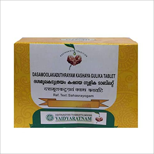 Vaidyaratnam Dasamoolakaduthrayam Kashayam Gulika 100 Tablet