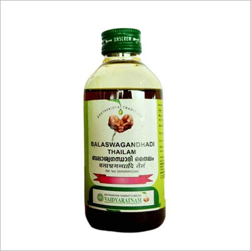 200 ML Vaidyaratnam Balaswagandhadi Thailam
