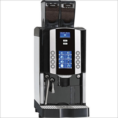 Silver Black Automatic Coffee Machine