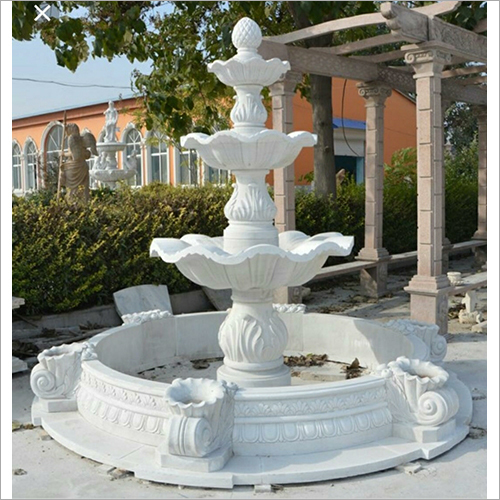 White Marble Fountain