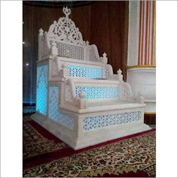 White Marble Mimber in jali