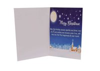 Merry Christmas Musical Singing Voice Greeting Card, Musical Record Able Customized