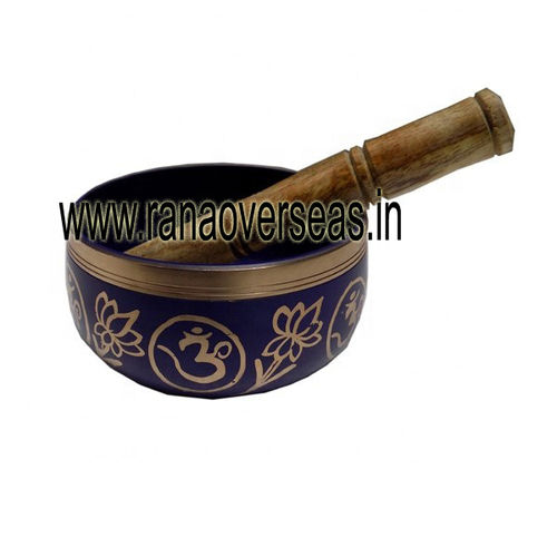 Brass Metal Singing Bowl With Stick