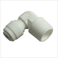 Ro Elbow - Plastic, 1/4 And 1/8 Size, White Color | Durable Material With Varying Thickness Options