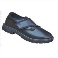 Welcro Black Tennis Shoes