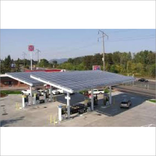 Solar Powered Petrol Pump