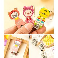 Lovely Cartoon Nail Cutter - Plastic + Metal, Dimensions: 6 X 2.7 X 1.1 Cm, Weight: 20 G, Color: Random | Recommended For All, User-friendly Design
