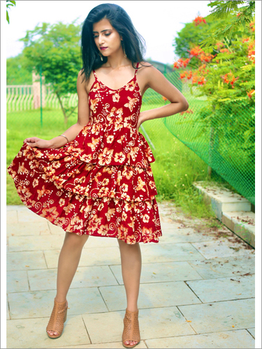 Batik Panel Sundress in Rayon
