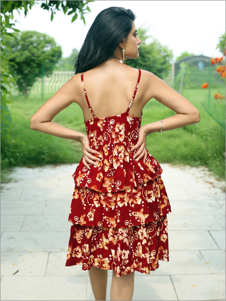 Batik Panel Sundress in Rayon